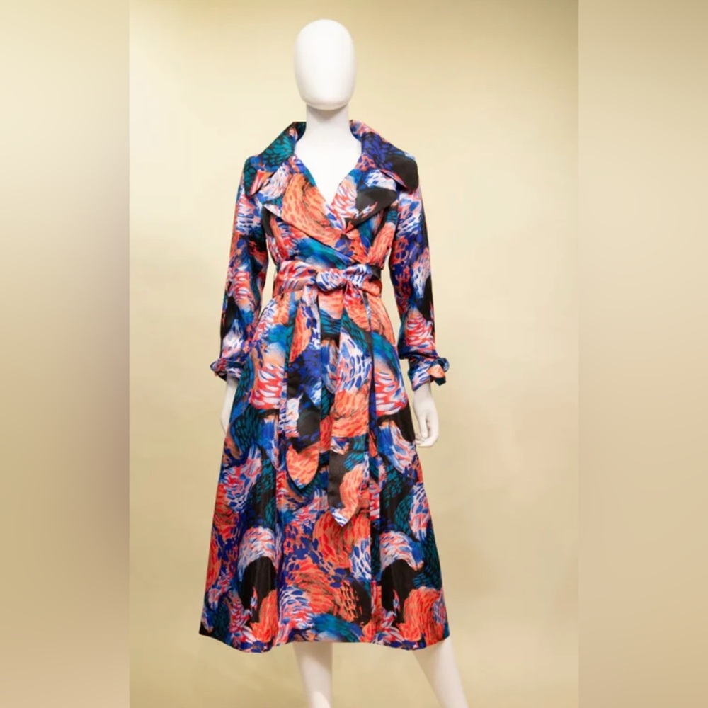 Samuel Dong Vibrant Long Sleeve Dress